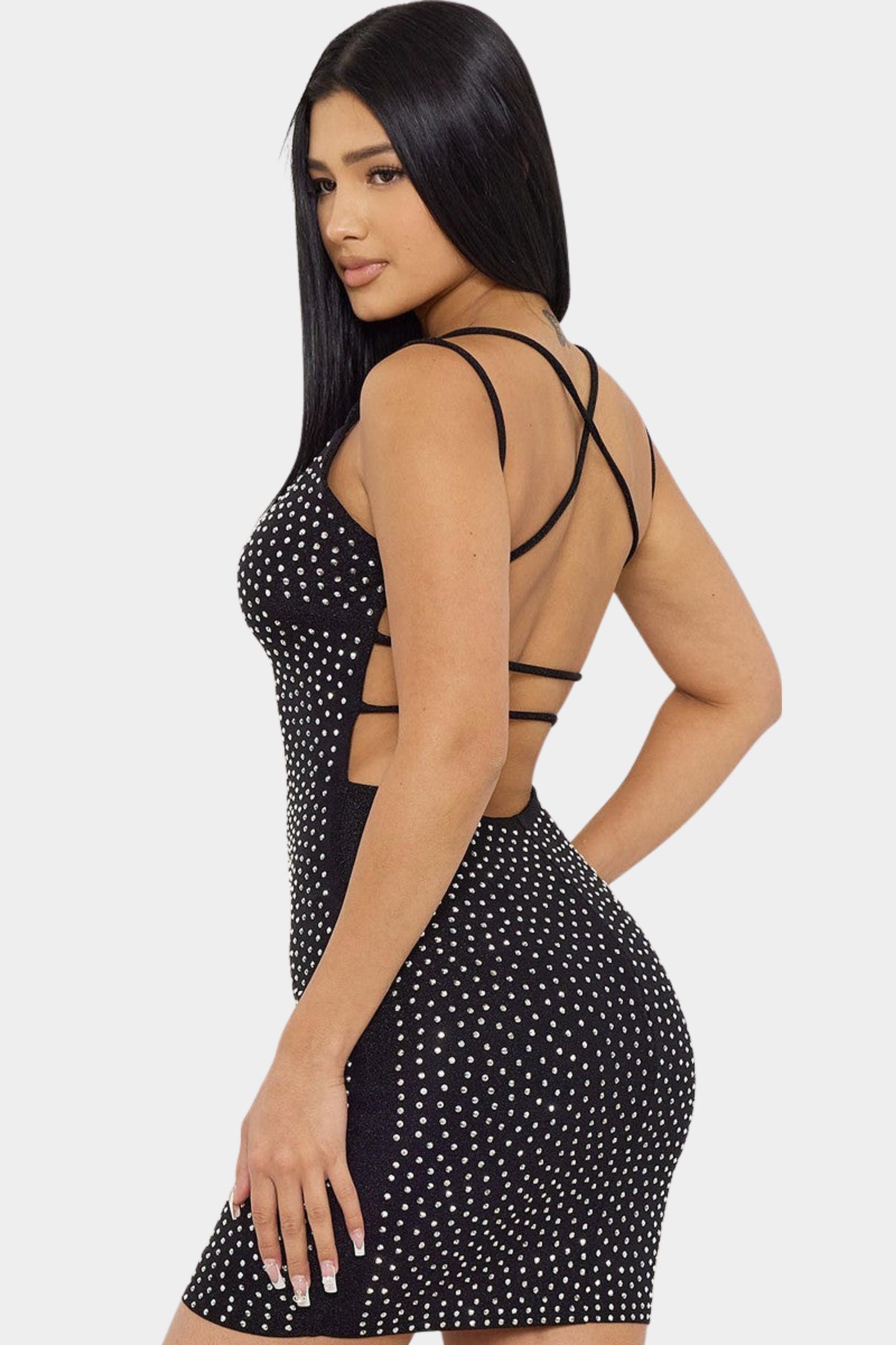 Vestido Diamond Negro