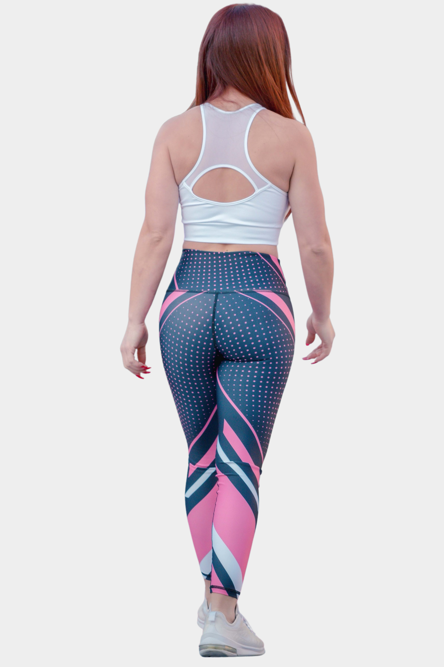 Leggings Sculpt Negro & Rosa