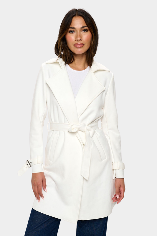 Gabardina Blanca Rocio
