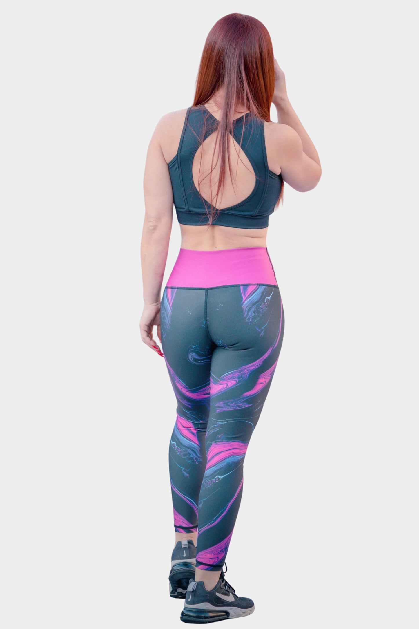 Conjunto Sculpt Negro & Morado
