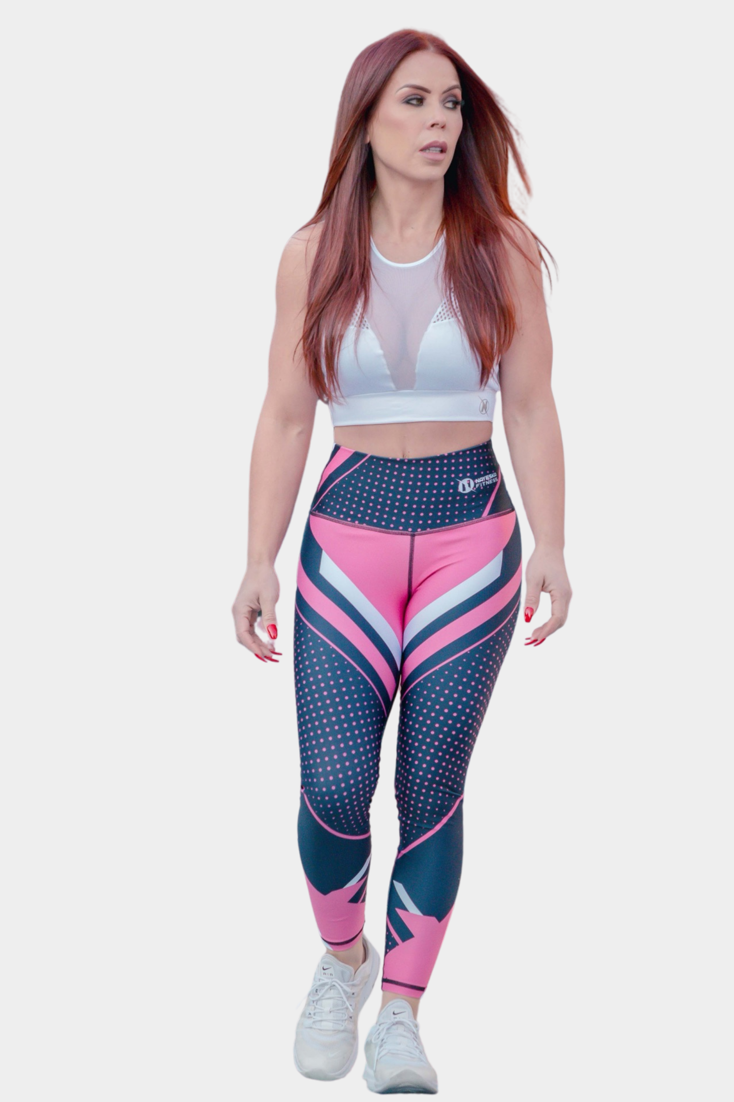 Leggings Sculpt Negro & Rosa