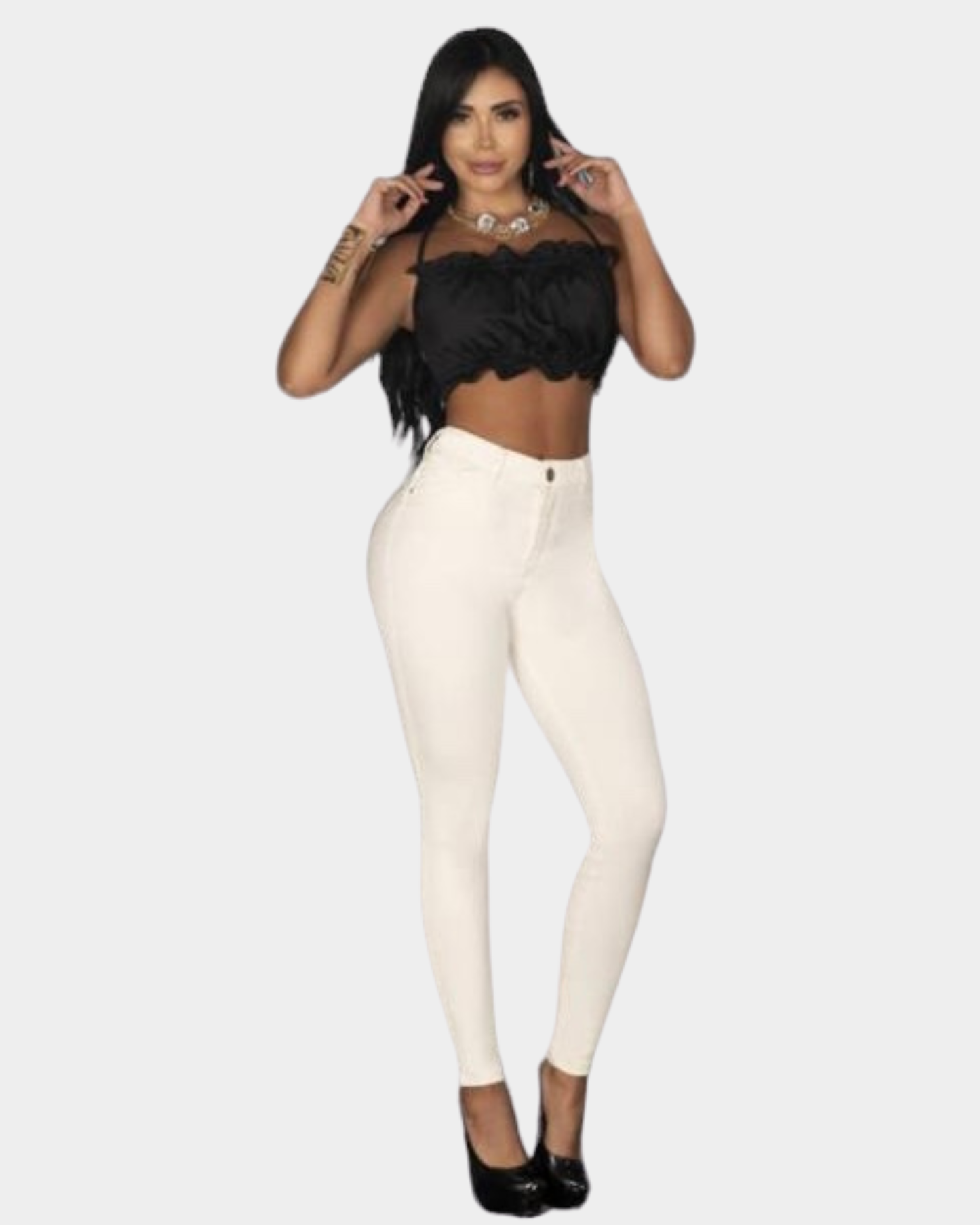 Jean Colombiano Sculpt Beige