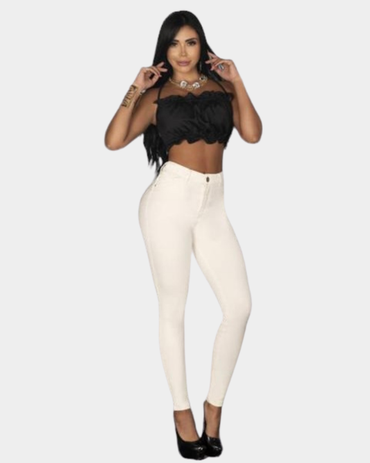 Jean Colombiano Sculpt Beige