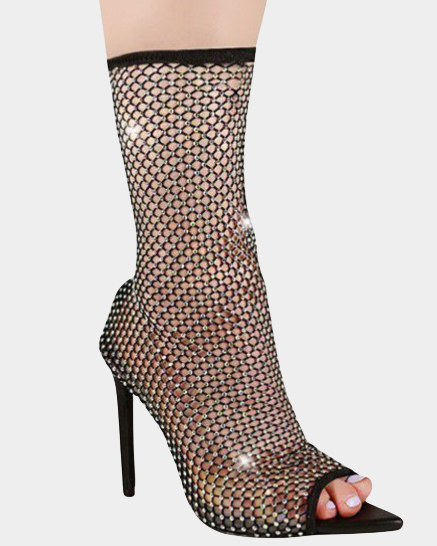 Botines Glam Crystal Noir